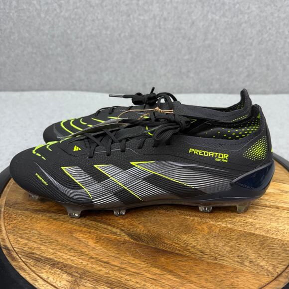 Adidas Predator Elite FG Soccer Cleats Men\'s 12 Electric Stealth Pack JI1085 main image 5